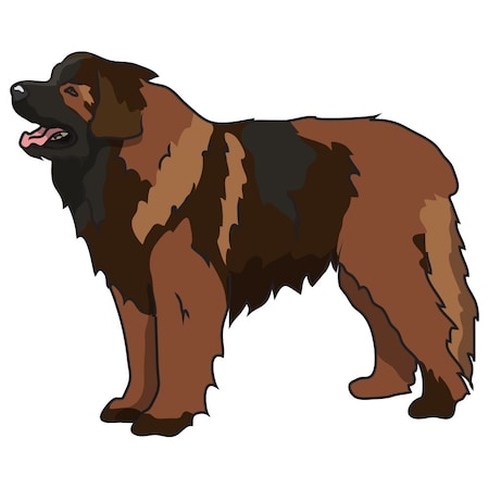 Signmission Leonberger Dog Decal, Dog Lover Decor Vinyl Sticker D-12-Leonberger